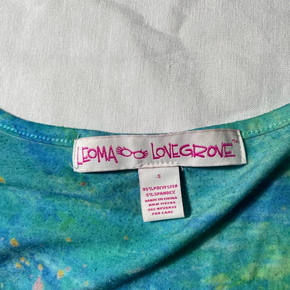 Leoma Lovegrove Art to wear Sea Turtles Doublesided t shirt womens size S - Picture 6 of 6